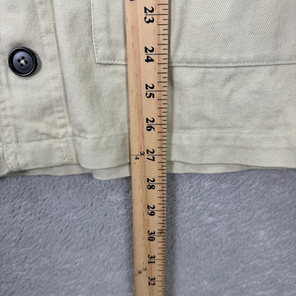 Common Market Men's XL Beige Cotton Button Up Shirt Chore Jacket Workwear Casual - Picture 5 of 10